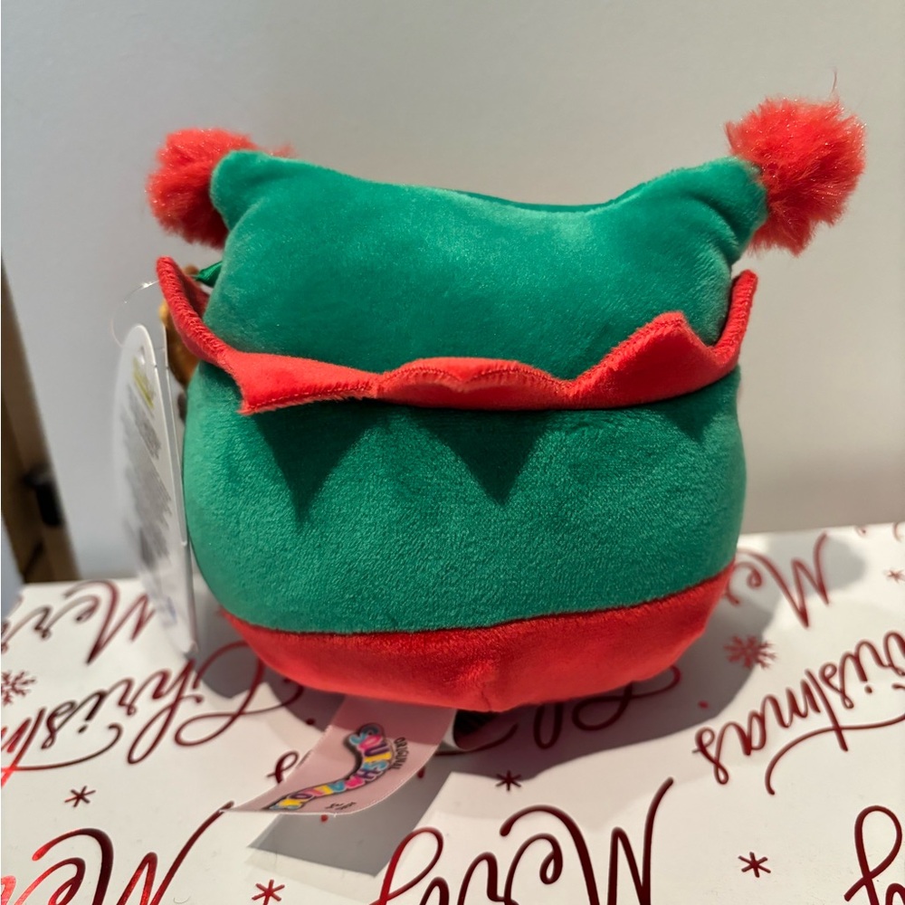 Squishmallows Festive Elf Plush with Red and Green - Picture 2 of 3